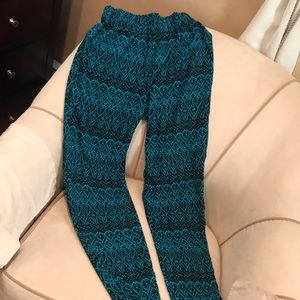 Blue/black high waisted pants dress pants